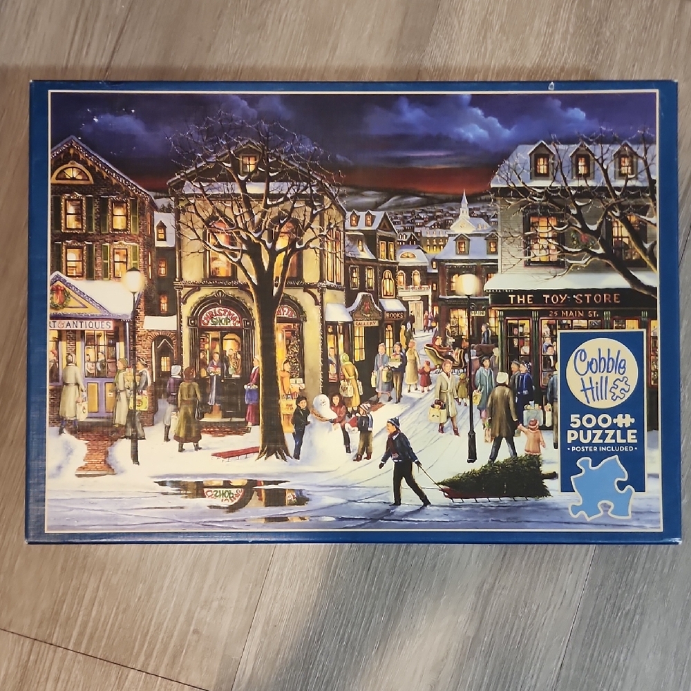 Cobble Hill Winter Village Puzzle